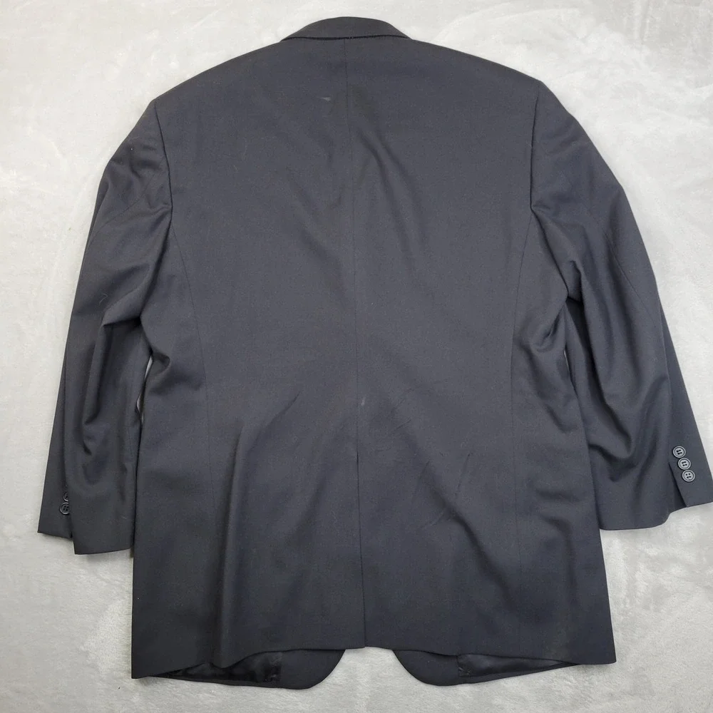 Brooks Brothers Blazer Mens 44 Regular Navy Blue Wool Brooksease Classic Fit USA